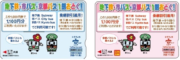 京都地下鉄・バスの「トラフィカ京カード」の使い方・購入方法！