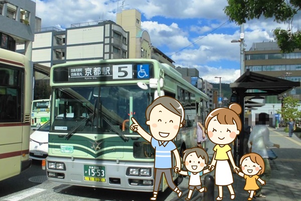 京都市内のバスが乗り放題「バス一日券」の内容、値段、購入方法
