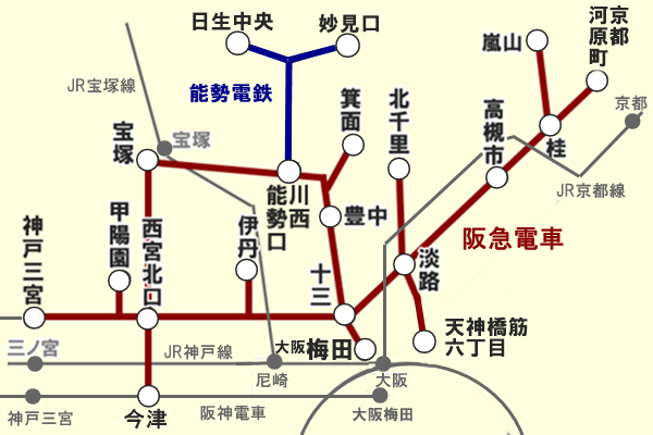 阪急電車「京都・嵐山１dayパス」の乗り放題範囲
