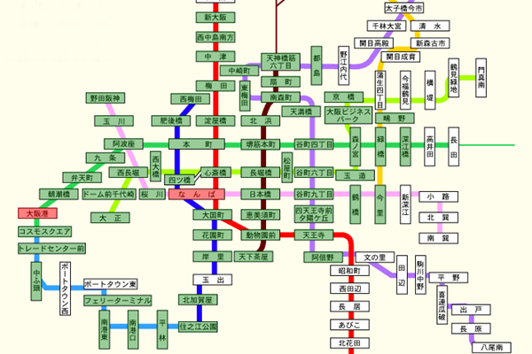 大阪地下鉄（メトロ）PiTaPa割引「マイスタイル」と定期券との利用範囲の違い