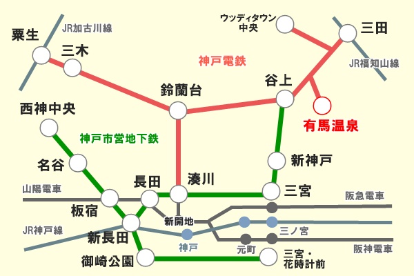 有馬温泉日帰りで一番安い神戸電鉄・地下鉄「有馬グルメ＆湯けむりチケット」の内容、値段、発売期間、購入方法