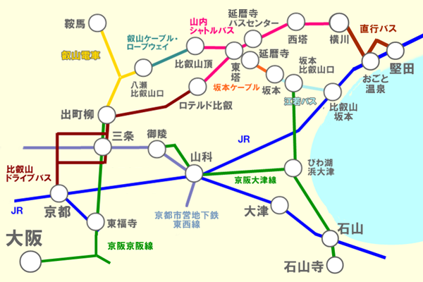 比叡山への行き方・アクセス方法