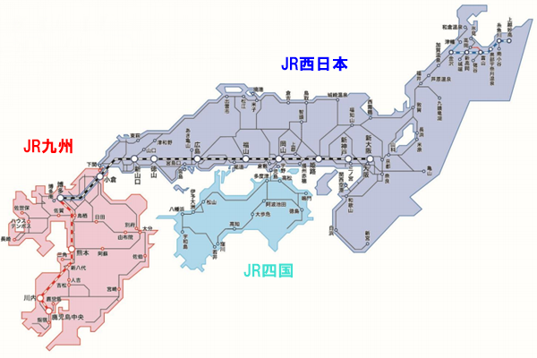 JR乗り放題「どこでもドアきっぷ」の範囲