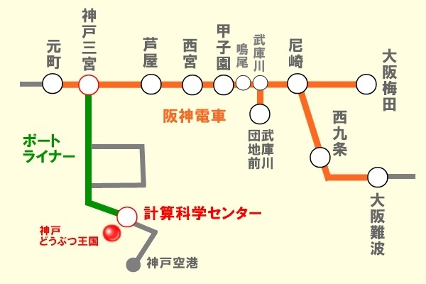 「神戸どうぶつ王国・阪神電車・ポートライナーセット券」の発売区間、セット内容