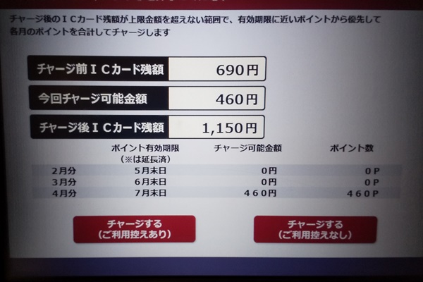 阪急電車、阪神電車、山陽電車、能勢電車、神鉄のICOCAポイントサービスのポイントチャージ方法