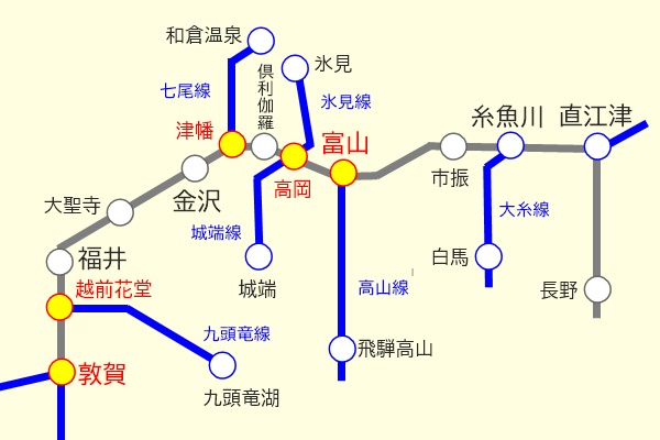 青春18きっぷで通過利用できるJR以外の路線