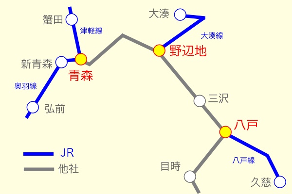 青春18きっぷで通過利用できるJR以外の路線