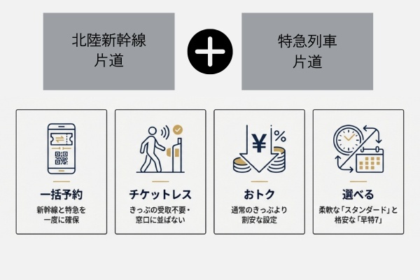 JR西日本「北陸・関西チケットレス」とは?内容、安い値段、発売期間、購入方法、乗り方